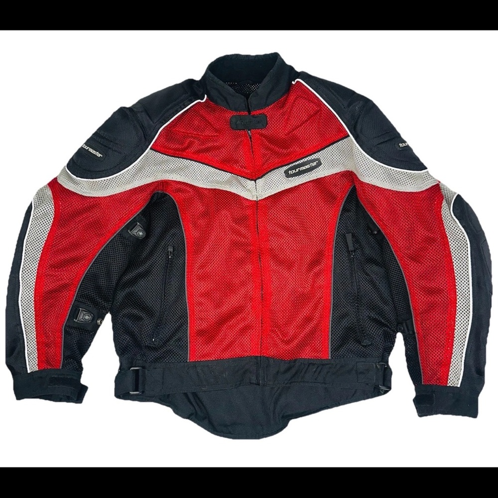 Tourmaster Jacket Mens size Medium 42 Red Motorcycle Intake Series 2 Mesh Padded